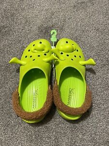 NEW Shrek × Crocs Classic Clog Men Size 13 W 14.5 Ogre Green IN HAND SHIP  NOW