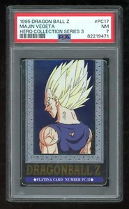 Dragon Ball Z Hero Collection 3 PC-17 Majin Vegeta Card 1995 PSA 7 82219471 - Picture 1 of 2