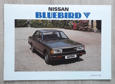 Nissan Bluebird Range Brochure 1984 - Saloon Estate - Image 1 of 4