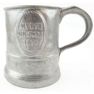 Vintage The Pill Pharmaceutical Cast Mug Stein Wyeth Min Ovral Collectibles 1974 - Picture 1 of 12