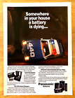 PANASONIC RECHARGEABLE BATTERIES?RC RADIO CONTROLLED POLICE CAR?1991 MAGAZINE AD