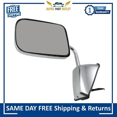 Nuevo espejo retrovisor cromado eléctrico plegable lado del conductor para Dodge D100 D150 1988-1993 Foto 1 de 4
