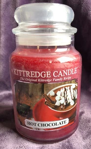 Neue Kringle Kittredge Kerze ~ heiße Schokolade ~ schwer zu finden rot 2 Docht - Bild 1 von 8