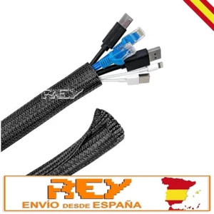 Cubre Cables Organizador Manguito de Cable Auto Cierre 13mm 3 Metro v682 - Imagen 1 de 6