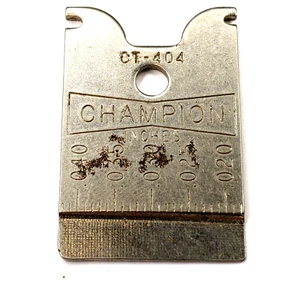 De colección Champion CT-404 Bujía Herramienta de Medición de Huecos Llavero Gapper Feeler 6A - Imagen 1 de 3