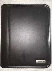 Vintage Franklin Covey Sistema Compatto 6 Anelli Legante Nero Nuovo Senza Etichette Inserti Non Datati - Foto 1 di 20