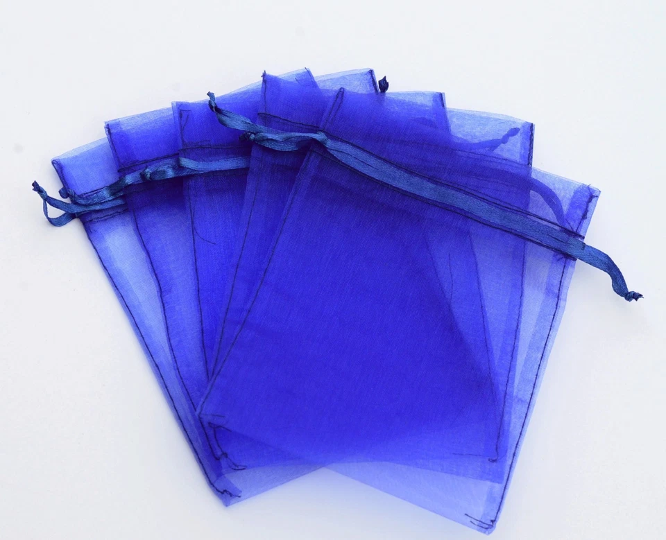 50/100/200/500 Organza Wedding Party Favor Gift Candy Sheer Bags Jewelry Pouch - Image 1 of 3