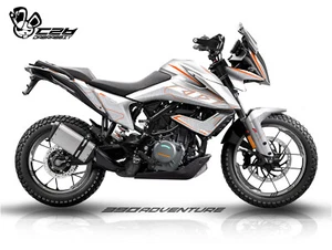 NEW Graphic kit for ktm 390 Adventure Graphic Decal Sticker Kit (CL-W) - Picture 1 of 6