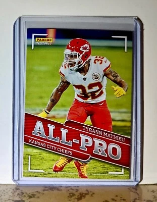 Tyrann Mathieu 2020 Panini All-Pro NFL #21 Card 1/241 Kansas City Chiefs - Image 1 of 4