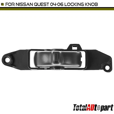 Nueva manija de puerta interior Black Rouge para conductor trasero Nissan Quest 2004 2005 2006 Foto 1 de 4