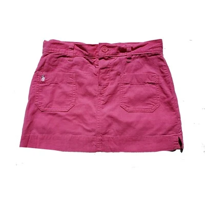 Девочек Ralph Lauren юбка размер 12 розовый вельвет skort скромные шорты - Изображение 1 из 4