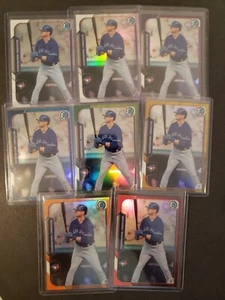 MICHAEL SAUNDERS 2015 BOWMAN CHROME REFRACTOR RAINBOW RED ORANGE GOLD GREEN BLUE - Picture 1 of 2