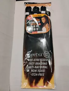 EZ BRAID Color TP30/1B Pre-Stretched Spectra Braiding Hair 26 Inch 6 Pac - Picture 1 of 6