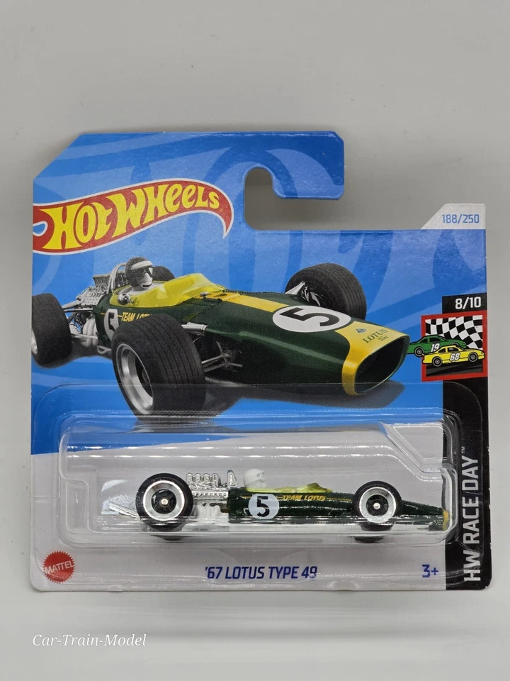 '67 Lotus Type 49 - HW Race Day 8/10 HOT WHEELS 1:64 1/64 - Immagine 1 di 1