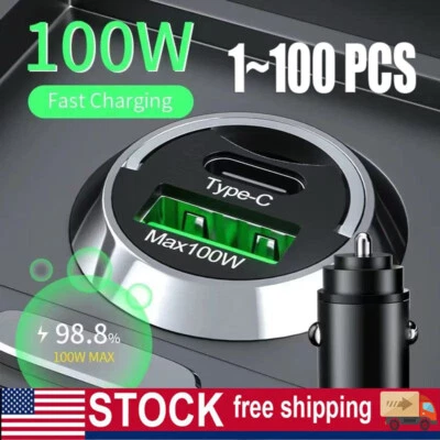 2 Port USB Super Fast Car Charger Adapter For iPhone Samsung Android Phone Lot - Image 1 of 4