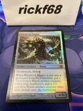 MTG - Scars Of Mirrodin Prerelease Promo - Wurmcoil Engine FOIL NM. *Read Desc*