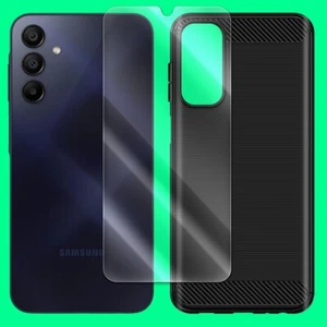Screen Protector Heavy-Duty Carbon Fiber Case for Samsung Galaxy A25 5G SM-A256U - Picture 1 of 1