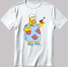T-shirt homme/femme dessinant Les Simpson, Homer Simpson
