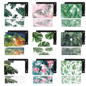 Tropical Plants Leaf Matte Rubberized Hard KB Case Cover For New Macbook Air Pro - Picture 1 of 27