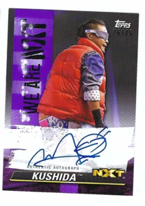KUSHIDA 2021 TOPPS WWE NXT ON CARD AUTO /75 - Picture 1 of 1