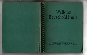 Watkins Household Hints Elaine Allen WWII 1941 issued hard cover spiral bound - Picture 1 of 3