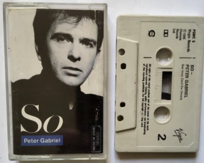 Peter Gabriel – So Cassette Tape, 1986 progressive rock  - Image 1 of 2