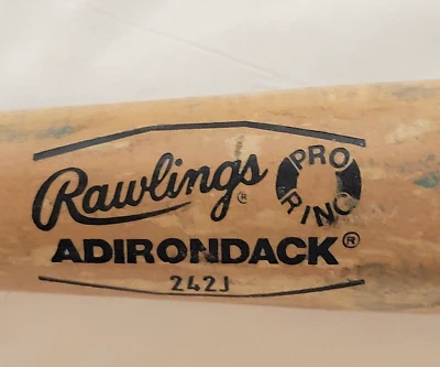 RAWLINGS Greg Luzinski 棒球棒 Adirondack 242J Little League Wood 尺寸 0 — 第 1/4 张图片