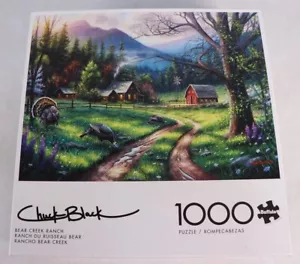 Buffalo Chuck Black Bear Creek Ranch 1000pc Puzzle New - Picture 1 of 4