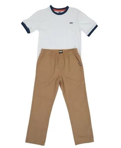 DKNY Boys White & Tan T-Shirt And Pants Set Size 6. NWOT - Picture 1 of 13