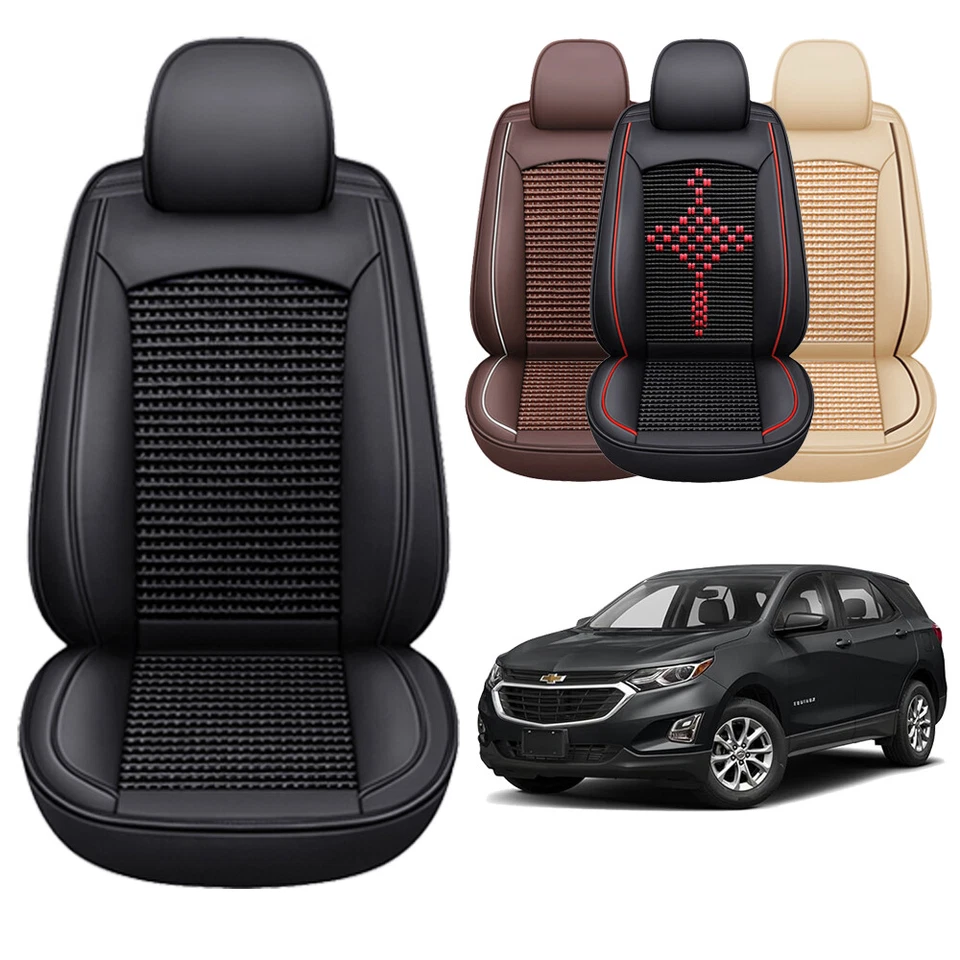 For Chevrolet Equinox Cool Leather Ice Silk Seat Covers Front/Full Set Cushions - Изображение 1 из 4