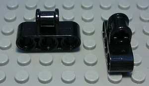 LEGO Technic Hole BAR 1x3 With 1x cross Hole Black 2 Piece - Picture 1 of 1