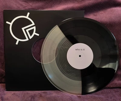 Björk • Bogdan Raczynski - Who Is It - UK 12" single - CLEAR/BLACK vinyl - Bjork - Image 1 of 3