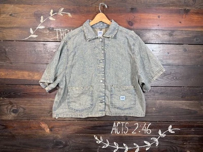 Camisa de trabajo Lee recortada para mujer talla XXL 112359082 Foto 1 de 4