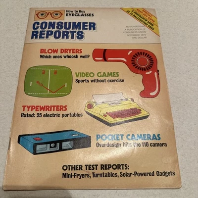 Consumer Reports Magazine (Nov 1977) Volume 42, No. 11; Video Game; Newsstand Ed - Image 1 of 3
