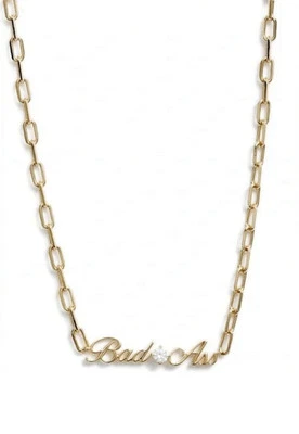 Nadri “Bad Ass” Necklace 18k Gold Plated NWT - Image 1 of 4