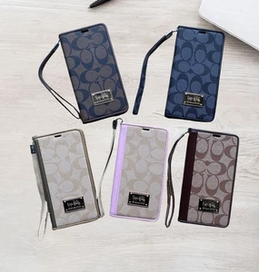 For iPhone 15Pro 14 13 12 11 Luxury Shockproof Designer Leather Wallet Card Case - Picture 1 of 31