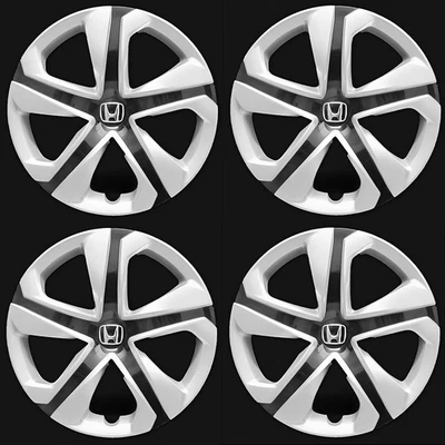 Tapacubos 4 piezas aptos para cubierta de rueda Honda Civic 2016-2019 16” 55099 Foto 1 de 4