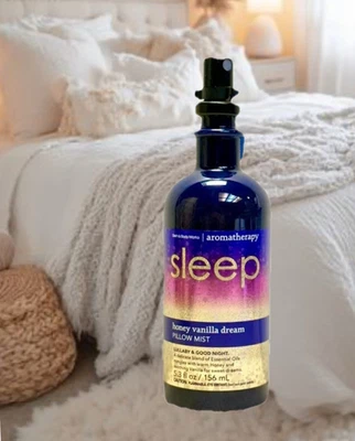 Niebla de almohada Bath & and Body Works Sleep HONEY VAINILLA DREAM ¡RARA!! Foto 1 de 2