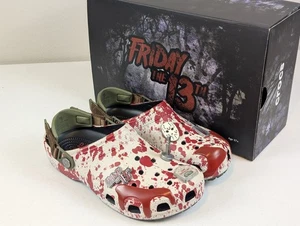 CROCS Classic Clogs Friday The 13th Jason Vorhees Men's 9 Women's 11 New In Box - Picture 1 of 13