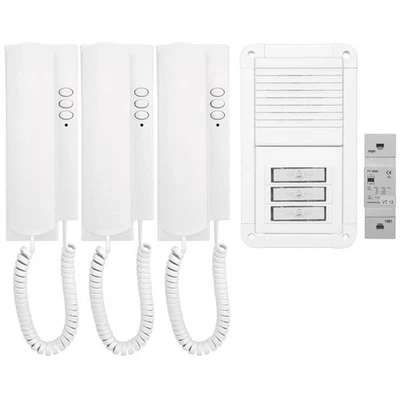 Tür Sprechanlage für das 3-Familien-Haus, SET 903, 2-Draht-Bustechnik - Bild 1 von 2