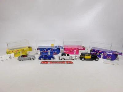 4X Rio 1:43 Modello 43 Lincoln 54 Bugatti 61 Hispano 63 Delahaye Mint+Box #DT3-1 - Immagine 1 di 4