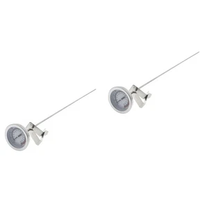 2 Sets Stainless Steel Oil Temperature Meter Frying Thermometer for Cooking - Picture 1 of 12