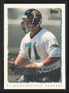 1995 Topps #222 Tony Boselli Jacksonville Jaguars novato - Imagen 1 de 2