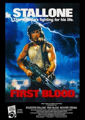 Rambo: First Blood - Sylvester Stallone Filmposter - 84,1 x 59,4 cm - Bild 1 von 2