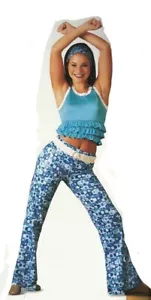 Hippy Hippy Shake Adult Medium Dance Costume Ruffled Top & Jazz Pant w/Belt New - Picture 1 of 7