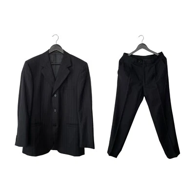 Vintage Versace Classic V2 Pin Striped Wool Suit Blazer Jacket Pants Size 48 R - Image 1 of 4
