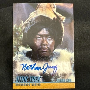 NATHAN JUNG AUTOGRAPH CARD A84 STAR TREK THE ORIGINAL SERIES SEASON 3 SKYBOX - Picture 1 of 3