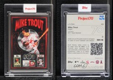 2021 Topps Project 70 Artist Proof Silver Frame /51 Mike Trout DJ Skee #410