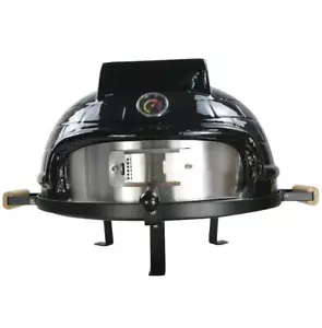 Mini mesa de cocina de cerámica negra Higoshi horno de pizza entrega al día siguiente - Imagen 1 de 9