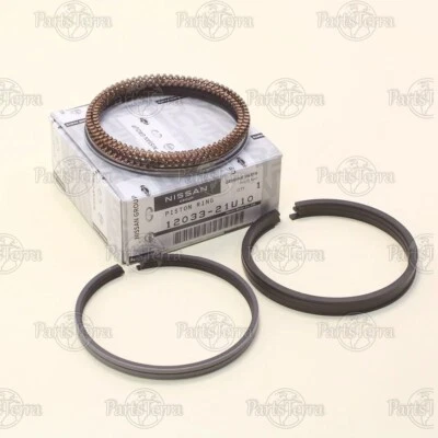 Nuevo Kit de anillos de pistón de motor genuino OEM Nissan RB25DET VQ30DE VQ30DET 1203321U10 Foto 1 de 4